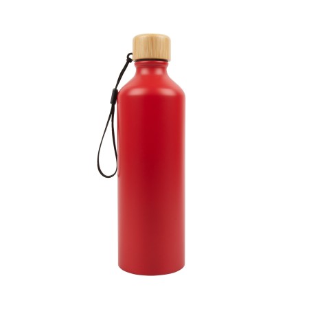 Gelato Aluminium Bottle With Bamboo Lid Promotional Products
